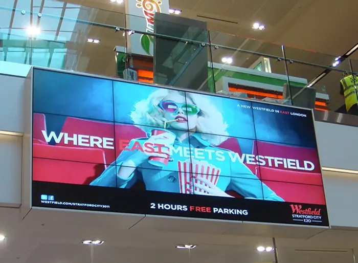 westfield video wall
